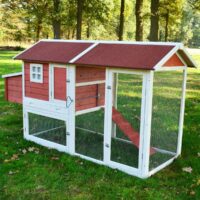 Hühnervoliere Hühnerstall Gerda mit Nistkasten