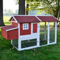 Hühnervoliere Hühnerstall Gerda mit Nistkasten