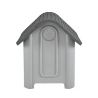 Hundehütte Barry 75x59x66cm Grau