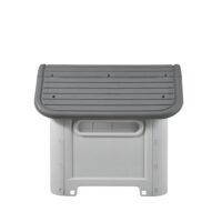 Hundehütte Barry 75x59x66cm Grau