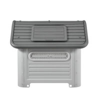 Hundehütte Barry 87x72x75.5cm Grau