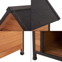 Hundehütte Hundsheim 83x78x88cm aus Tannenholz
