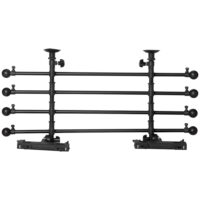 Hundeschutzgitter Auto Trenngitter Autotrennwand 85-140x40-50cm