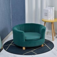 Hundesofa mit weichem Bezug Hundebett grün