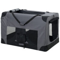 Hundetransportbox XXL GRAU Faltbar Hundebox Trage Tasche