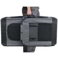 Hundetransportbox XXXL GRAU Faltbar Hundebox Trage Tasche