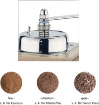 Kaffeemühle Zassenhaus Brasilia mahagonifarben