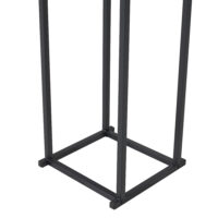 Kaminholzregal Tibro Stahl 35x35x120cm Schwarz