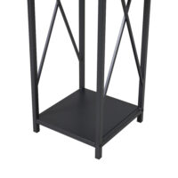Kaminholzregal Tinglev Stahl 34x34x105.5cm Schwarz