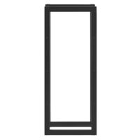 Kaminholzregal Brennholzregal Kasan 40x100x25 cm Stahl