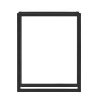 Kaminholzregal Brennholzregal Kasan 80x100x25 cm Stahl