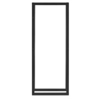 Kaminholzregal Brennholzregal Kasan 50x150x25 cm Stahl