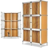 Kaninchenstall Hasenstall 6 Boxen