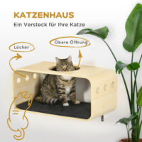 Katzen Kletterwand 3er-Set Katzentreppen Katzenbett