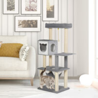 Katzen Kratzbaum Katzenbaum Kletterbaum 59x48x155cm