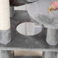 Katzenbaum Katzenspielturm Hängematte L40xB40xH132cm