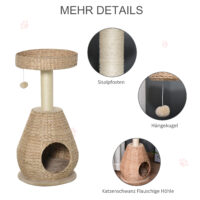 Katzenbaum Kratzbaum 82.5cm Gelb