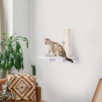 Katzenliege mit Kratzbaum 55x30x50cm