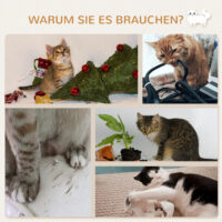 Katzenliege mit Kratzbaum 55x30x50cm