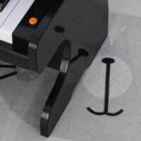 Kinder Klavier Mini Piano 25 Tasten schwarz