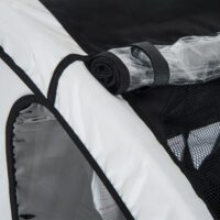 Kinderanhänger Fahrradanhänger mit Fahne für 2 Kinder Veloanhänger