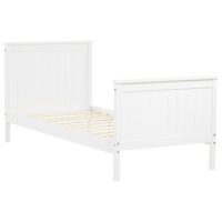 Kinderbett 90x200cm Landhausstil Weiss