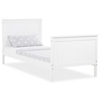 Kinderbett 90x200cm Landhausstil Weiss