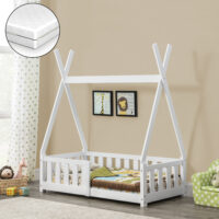 Kinderbett Helsingborg 70x140 cm Tipi Kiefernholz