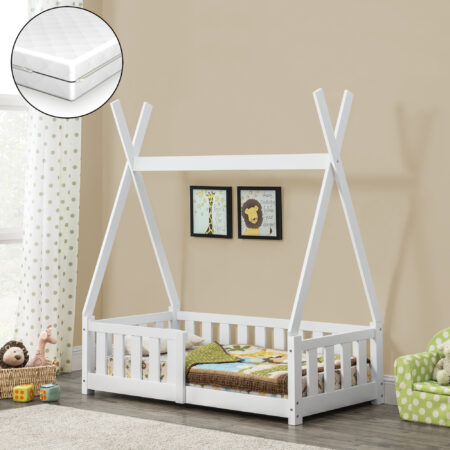 Kinderbett Helsingborg 70x140 cm Tipi Kiefernholz