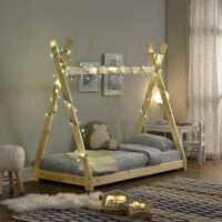 Kinderbett Onejda 80x160cm Holz