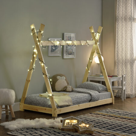 Kinderbett Onejda 80x160cm Holz