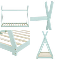 Kinderbett Onjeda 90x200 cm Tipi Mint