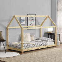 Kinderbett Netstal 70x140 cm Holz