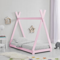 Kinderbett Onjeda 70x140 cm Rosa