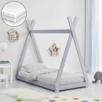 Kinderbett Onejda 70x140 cm mit Matratze