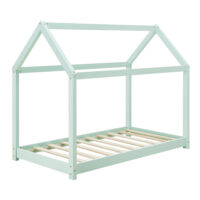 Kinderbett Netstal 80x160 cm mit Matratze Mint