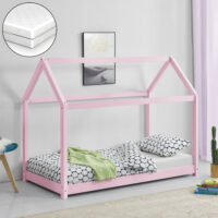 Kinderbett Netstal 80x160 cm inkl Matratze Rosa