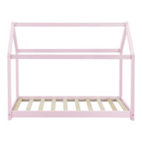 Kinderbett Netstal Haus 80x160 cm Rosa