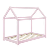 Kinderbett Netstal 70x140 cm mit Matratze Rosa