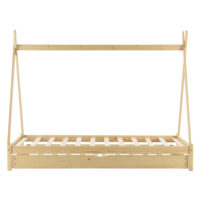 Kinderbett Cree 90x200 cm Tipi Indianer Holz
