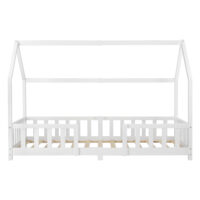 Kinderbett Sisimiut 90x200 cm mit Rausfallschutz