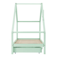 Kinderbett Assling mit 2 Schubkasten 90x200cm Mintgrün