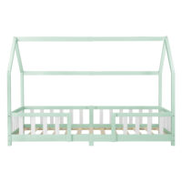 Kinderbett Sisimiut 90x200 cm mit Matratze Mint