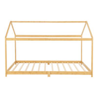 Kinderbett Vindafjord 80x160cm Bambus mit Matratze