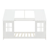 Halboffenes Kinderbett Tostedt 90x200cm Weiss