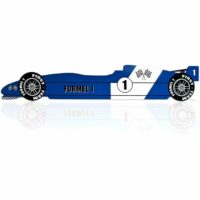Kinderbett Rennbett Formel 1 ~ blau
