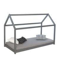 Kinderbett Spielbett 80x160cm Grau