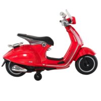 Kindermotorrad Vespa 3-6 Jahre Elektromotorrad rot