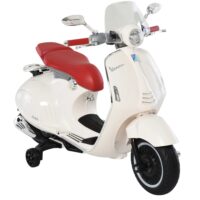 Kindermotorrad Vespa 3-6 Jahre Elektromotorrad weiss