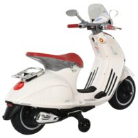 Kindermotorrad Vespa 3-6 Jahre Elektromotorrad weiss